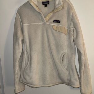 Patagonia Off-White Fleece Jacket